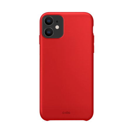 SBS - Husă TPU pentru iPhone 12/12 Pro, reciclată, ambalaj Eco, roșu