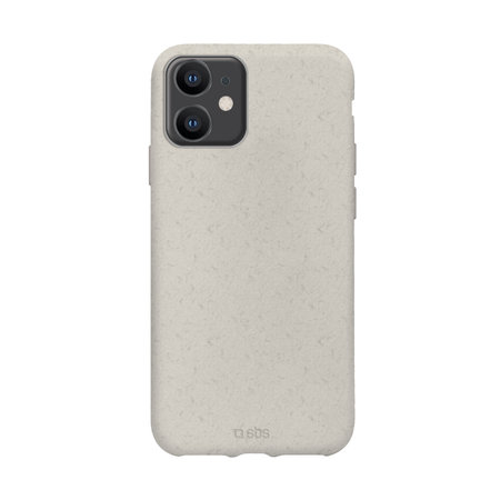 SBS - Caz Oceano pentru iPhone 12 mini, 100% compostabil, alb