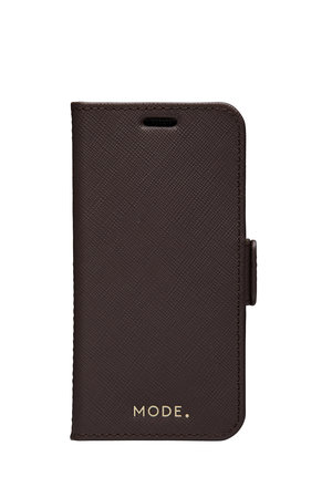 MODE - Husă Milano pentru iPhone 12 mini, dark chocolate