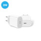 USB-C adaptator de încărcare, 20W, compatibil cu Apple