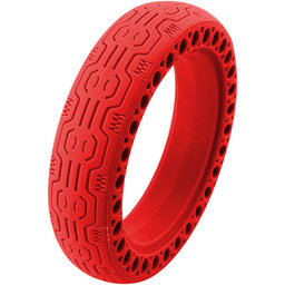 Xiaomi Mi Electric Scooter 1S, 2 M365, Essential, Pro, Pro 2 - Anvelopă Durabilă Completă Tubeless (Tip 1) (Red)