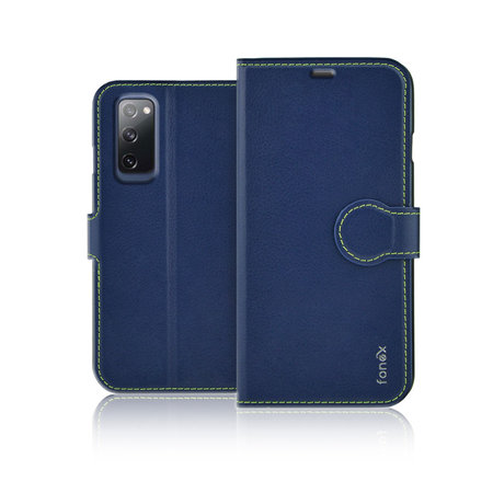 Fonex - Caz Book Identity pentru Samsung Galaxy S20 FE, albastru