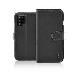 Fonex - Husă Book Identity pentru Samsung Galaxy A42 5G, neagră