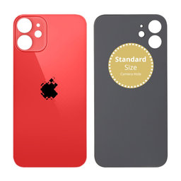 Apple iPhone 12 Mini - Sticlă Carcasă Spate (Red)