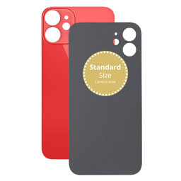 Apple iPhone 12 Mini - Sticlă Carcasă Spate (Red)