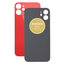Apple iPhone 12 Mini - Sticlă Carcasă Spate (Red)