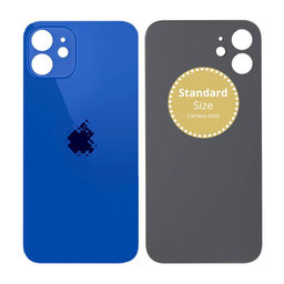 Apple iPhone 12 - Sticlă Carcasă Spate (Blue)
