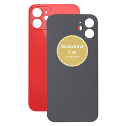 Apple iPhone 12 - Sticlă Carcasă Spate (Red)