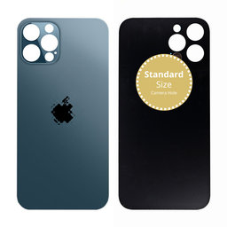 Apple iPhone 12 Pro - Sticlă Carcasă Spate (Blue)