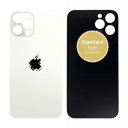 Apple iPhone 12 Pro - Sticlă Carcasă Spate (Silver)