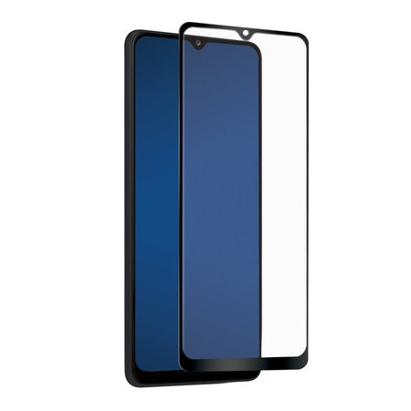 SBS - Sticlă întârită Full Cover pentru Samsung Galaxy A02s, neagră