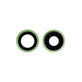 Apple iPhone 12, 12 mini - Sticlă Cameră Spate cu Ramă (Green) - 2buc