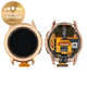 Samsung Galaxy Watch 42mm R810 - Ecran LCD + Sticla Tactilă + Ramă (Rose Gold) - GH97-22290B Genuine Service Pack
