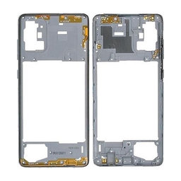 Samsung Galaxy A71 A715F - Ramă Mijlocie (Prism Crush Silver) - GH98-44756B Genuine Service Pack
