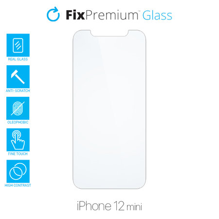 FixPremium Glass - Geam securizat pentru iPhone 12 mini