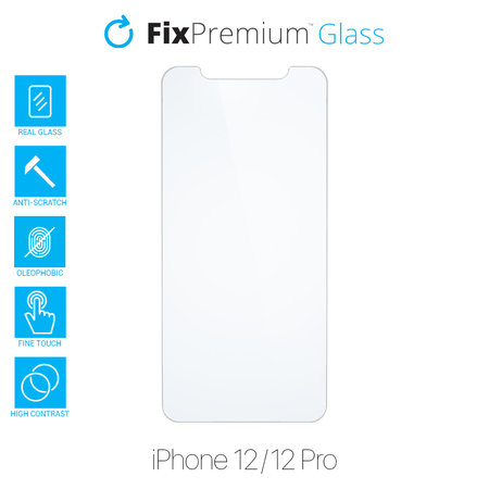 FixPremium Glass - Geam securizat pentru iPhone 12 & 12 Pro