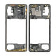 Samsung Galaxy A71 A715F - Ramă Mijlocie (Prism Crush Black) - GH98-44756A Genuine Service Pack