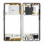 Samsung Galaxy A41 A415F - Ramă Mijlocie (Prism Crush Silver) - GH98-45511C Genuine Service Pack