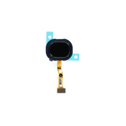 Samsung Galaxy M21 M215F - Senzor de Amprentă Deget + Cablu Flex (Raven Black) - GH96-13467A Genuine Service Pack