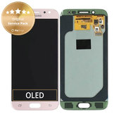 Samsung Galaxy J5 J530F (2017) - Ecran LCD + Sticlă Tactilă (Pink) - GH97-20738D, GH97-20880D Genuine Service Pack
