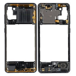 Samsung Galaxy A31 A315F - Ramă Mijlocie (Prism Crush Black) - GH98-45428A, GH98-46150A Genuine Service Pack