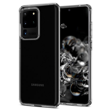 Spigen - Husă Liquid Crystal pentru Samsung Galaxy S20 Ultra, transparentă