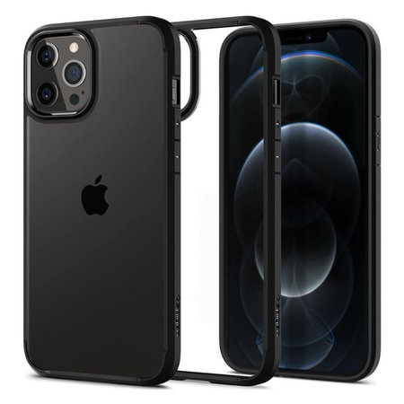 Spigen - Caz Ultra Hybrid pentru iPhone 12 Pro Max, negru