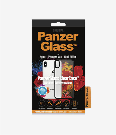 PanzerGlass - Caz ClearCase pentru iPhone XS Max, black