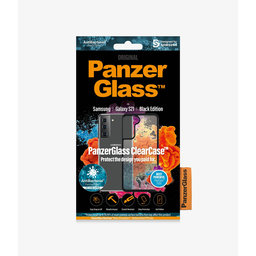 PanzerGlass - Caz ClearCase AB pentru Samsung Galaxy S21, negru