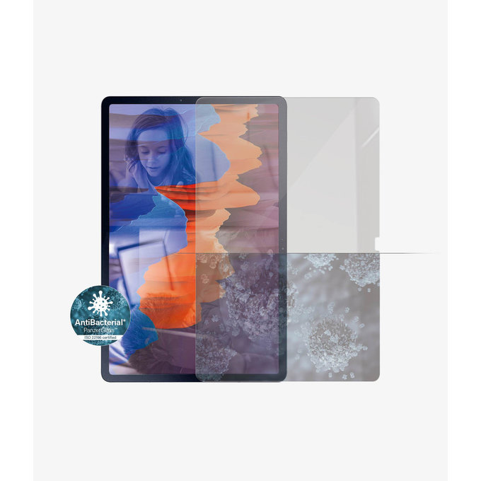 PanzerGlass - Sticlă întărită Frienly SMAPP pentru Samsung Galaxy Tab S7 +, clar