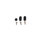 Xiaomi Mi Electric Scooter 2 M365 - Capace de Cauciuc + Șuruburi Aripă Spate (Black)