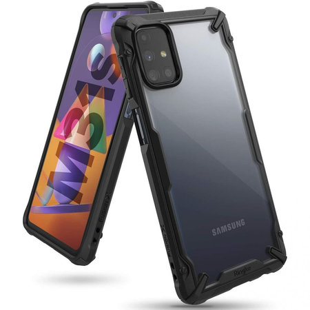 Ringke - Husă Fusion X pentru Samsung Galaxy M31s, neagră