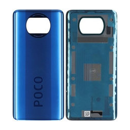 Xiaomi Poco X3 NFC - Carcasă Baterie (Cobalt Blue) - 55050000H46D Genuine Service Pack