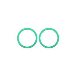 Apple iPhone 11, 12, 12 mini - Ramă Diapozitiv Cameră (Green) - 2buc