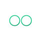 Apple iPhone 11, 12, 12 mini - Ramă Diapozitiv Cameră (Green) - 2buc