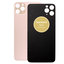 Apple iPhone 11 Pro Max - Sticlă Carcasă Spate (Gold)