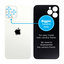 Apple iPhone 12 Pro - Sticlă Carcasă Spate cu Orificiu Mărit pentru Cameră (Silver)
