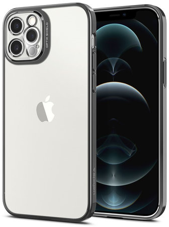 Spigen - Husă Optik Crystal pentru iPhone 12 Pro, cromată