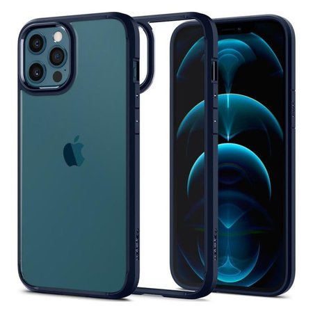 Spigen - Caz Ultra Hybrid pentru iPhone 12 Pro Max, albastru