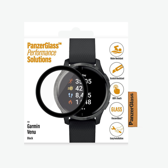 PanzerGlass - Sticlă întârită pentru Garmin Vena, neagră