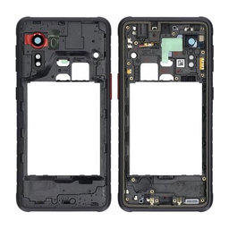 Samsung Galaxy Xcover 5 G525F - Ramă Mijlocie (Black) - GH98-46354A Genuine Service Pack