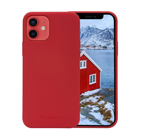 dbramante1928 - Husă Greenland pentru iPhone 12/12 Pro, roșu dulce