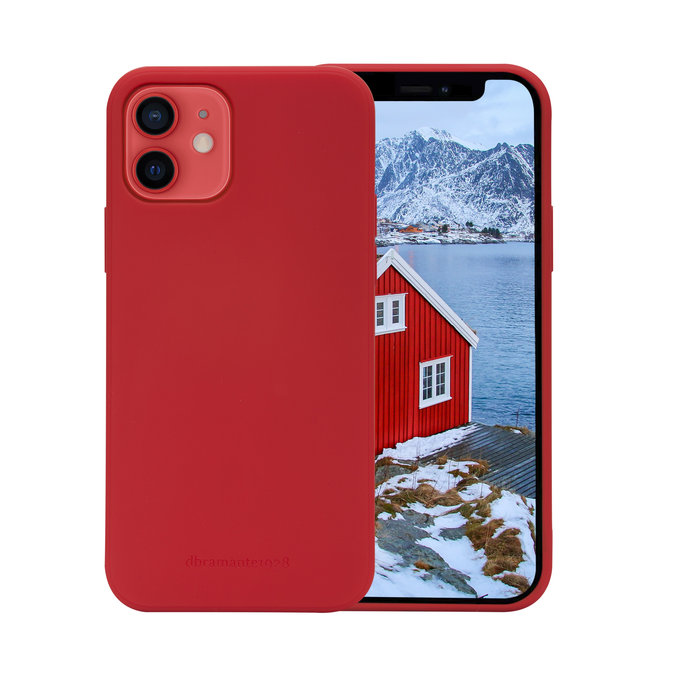 dbramante1928 - Husă Greenland pentru iPhone 12/12 Pro, roșu dulce