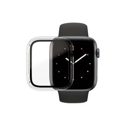 PanzerGlass - Geam securizat Full Body AB pentru Apple Watch 4, 5, 6, SE (1st gen) & SE (2nd gen) 44mm, transparent