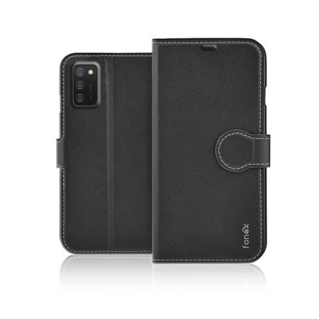 Fonex - Caz Book Identity pentru Samsung Galaxy A02s, negru