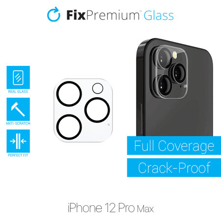 FixPremium Glass - Geam securizat a camerei din spate pentru iPhone 12 Pro Max