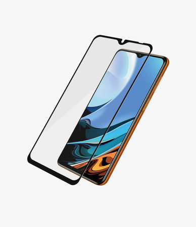 PanzerGlass - Geam Securizat Case Friendly pentru Xiaomi Redmi 9T, Poco M3, negru