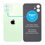 Apple iPhone 12 - Sticlă Carcasă Spate cu Orificiu Mărit pentru Cameră (Green)