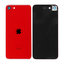 Apple iPhone SE (2nd Gen 2020) - Sticlă Carcasă Spate + Sticlă Cameră Spate (Red)