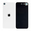 Apple iPhone SE (2nd Gen 2020) - Sticlă Carcasă Spate + Sticlă Cameră Spate (White)
